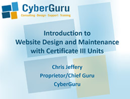 Participants rate “Introduction to Website Design and Maintenance with Certificate III Units” training course highly